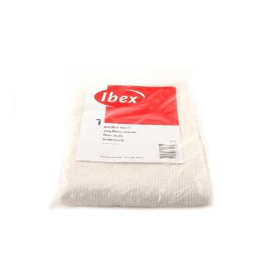 Ibex gestikte dweil - wit - 60x60cm