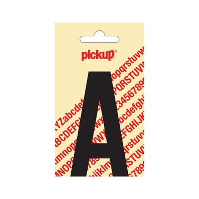 Plakletter Nobel 90 mm zwart A Pickup - Pickup