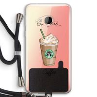 But first coffee: HTC U Play Transparant Hoesje met koord