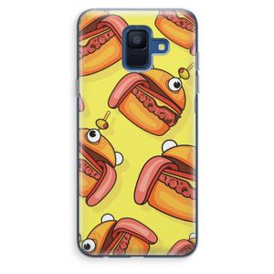 Hamburger: Samsung Galaxy A6 (2018) Transparant Hoesje