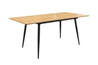 Eettafel APARTMENT 120-160 cm uitschuifbaar, natuurlijke look van wild eikenhout - 47069