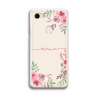Rozen: Google Pixel 3 Transparant Hoesje