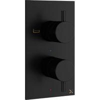 Crosswater MPRO badkraan - inbouw - verticaal - mat zwart sw385368/sw385437
