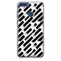 Zwarte vegen: Huawei P Smart (2018) Transparant Hoesje