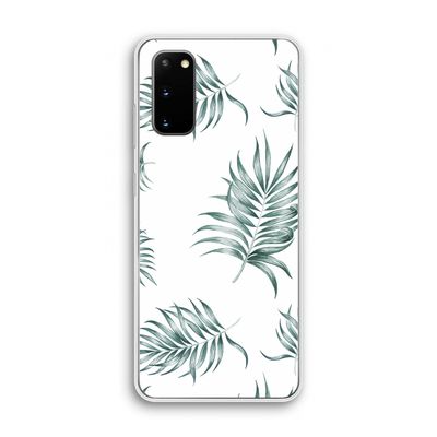 Simple leaves: Samsung Galaxy S20 Transparant Hoesje
