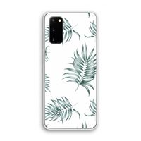 Simple leaves: Samsung Galaxy S20 Transparant Hoesje