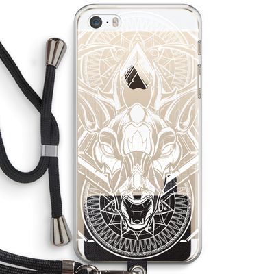 Oh Deer: iPhone 5 / 5S / SE Transparant Hoesje met koord