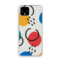 Illustratieve pop 3: Pixel 4 Transparant Hoesje