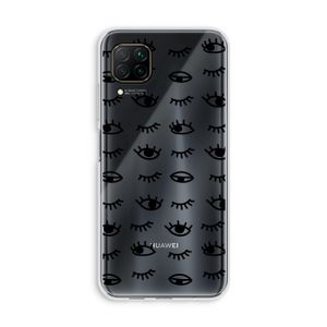 Eye pattern #2: Huawei P40 Lite Transparant Hoesje