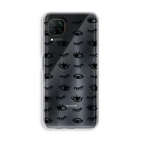 Eye pattern #2: Huawei P40 Lite Transparant Hoesje