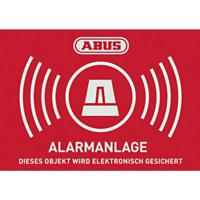 ABUS AU1422 Waarschuwingssticker Alarmsysteem Taal Duits (b x h) 148 mm x 105 mm - thumbnail