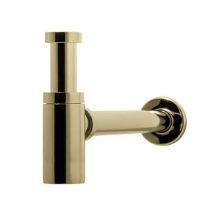 Wastafel Sifon Hotbath Cobber Rond Gepolijst Messing PVD