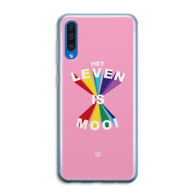 Het Leven Is Mooi: Samsung Galaxy A50 Transparant Hoesje