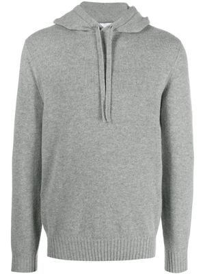 Cruciani hoodie en maille fine à manches longues - Gris