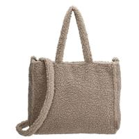 Beagles Fluffy Teddy Shopper/Schoudertas Navarra Taupe