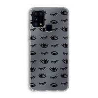 Eye pattern #2: Samsung Galaxy M31 Transparant Hoesje