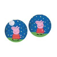 1x Peppa Pig thema lampion rond 25 cm - thumbnail