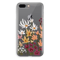 Painted wildflowers: iPhone 8 Plus Transparant Hoesje