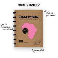 Correctbook A5 Original Blossom Pink lined - Uitwisbaar / Herschrijfbaar Notitieboek