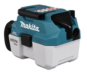 Makita DVC750LZX3 stofzuiger 7,5 l Trommelstofzuiger Droog en nat Zakloos