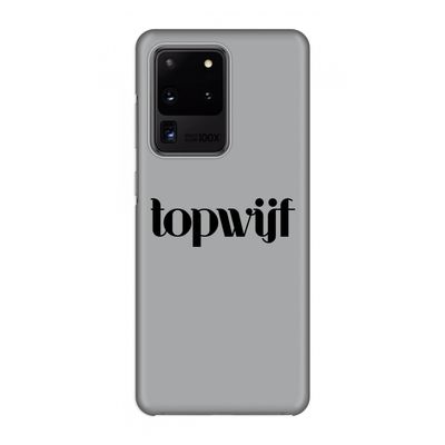 Topwijf Grijs Zwart: Volledig geprint Samsung Galaxy S20 Ultra Hoesje