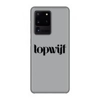 Topwijf Grijs Zwart: Volledig geprint Samsung Galaxy S20 Ultra Hoesje