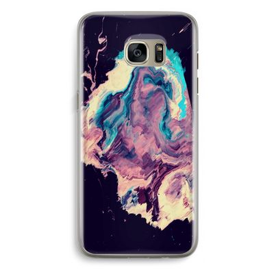 Cosmic Silence: Samsung Galaxy S7 Edge Transparant Hoesje