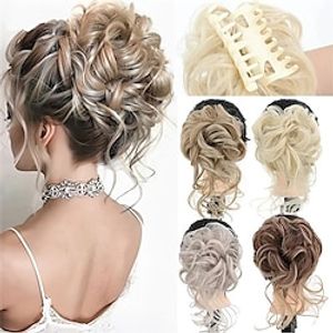 Chignons Knot Trekkoord Synthetisch haar Haar stuk Haarextensies Gekruld Feest Alledaagse kleding Feesten Uitgaan A1 A3 A5 Lightinthebox