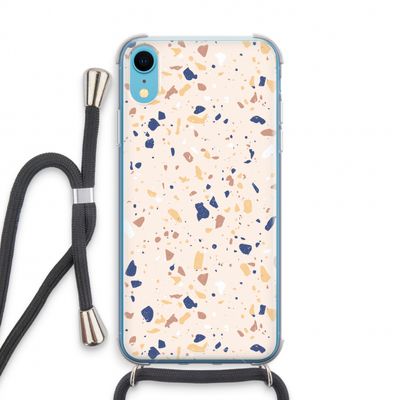 Terrazzo N°23: iPhone XR Transparant Hoesje met koord