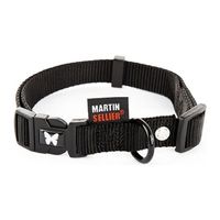 Martin Halsband verstelbaar nylon zwart