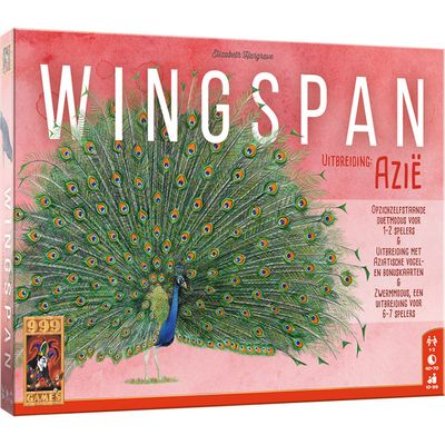 999 Games Wingspan: Azie Bordspel
