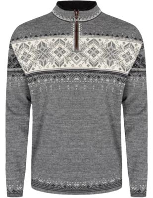 Dale of norway Blyfjell Heren Trui Smoke Drkcharc Offwhite Lgtcha L