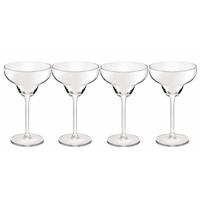 Cocktailglazen - 4x - transparant - 300 ml - Margarita - glas- glazen