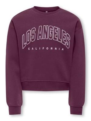 Kids ONLY winter sweater meisjes - paarse - KogSweat - loose fit