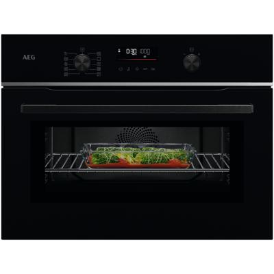 AEGTK6NK50FB Inbouw oven met magnetron Zwart