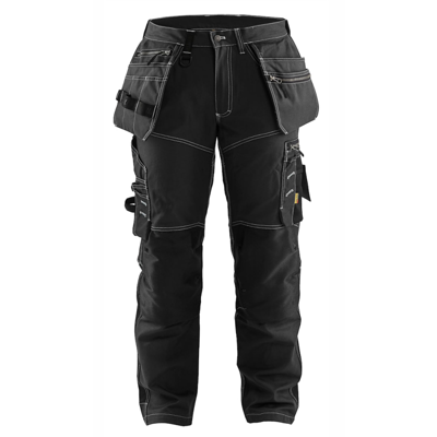 Blåkläder Werkbroek met stretch 17901370 | Zwart/Zwart | Maat D92 - 7330509869376