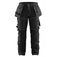 Blåkläder Werkbroek met stretch 17901370 | Zwart | Maat D104 - 7330509754146