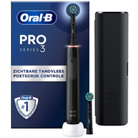 Oral-B PRO 3 3500 Black Cross Action Elektrisch Tandenborstel + Reisetui - thumbnail