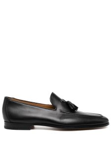 Magnanni mocassins en cuir à glands - Noir