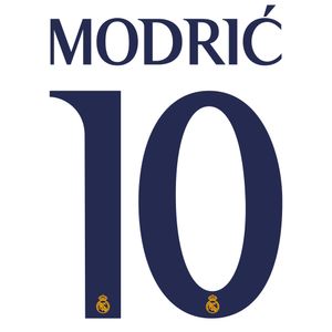 Modrić 10 (Officiële Real Madrid Bedrukking 2023-2024)