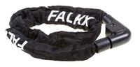 Falkx kettingslot met nylon hoes staal 1200 x 7 mm zwart - thumbnail
