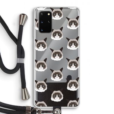 It's a Purrr Case: Samsung Galaxy S20 Plus Transparant Hoesje met koord