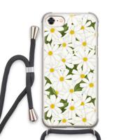 Summer Daisies: iPhone 7 Transparant Hoesje met koord - thumbnail