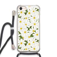 Summer Daisies: iPhone 7 Transparant Hoesje met koord