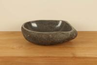 Flussstein Waschschale RM030311, 47x35x15 cm