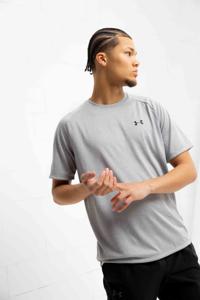 Under Armour Tech 2.0 T-Shirt Heren Lichtgrijs - Maat S - Kleur: Lichtgrijs | Soccerfanshop