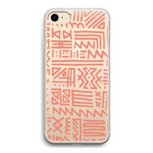 Marrakech Pink: iPhone 7 Transparant Hoesje