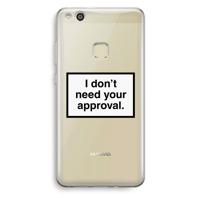 Don't need approval: Huawei Ascend P10 Lite Transparant Hoesje - thumbnail