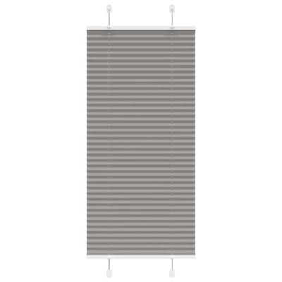 VidaXL Plissé rolgordijn 65x150 cm stofbreedte 64,4 cm antraciet