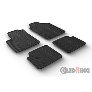 Rubbermatten passend voor Fiat 500 2013- (T-Design 4-delig) GL0148